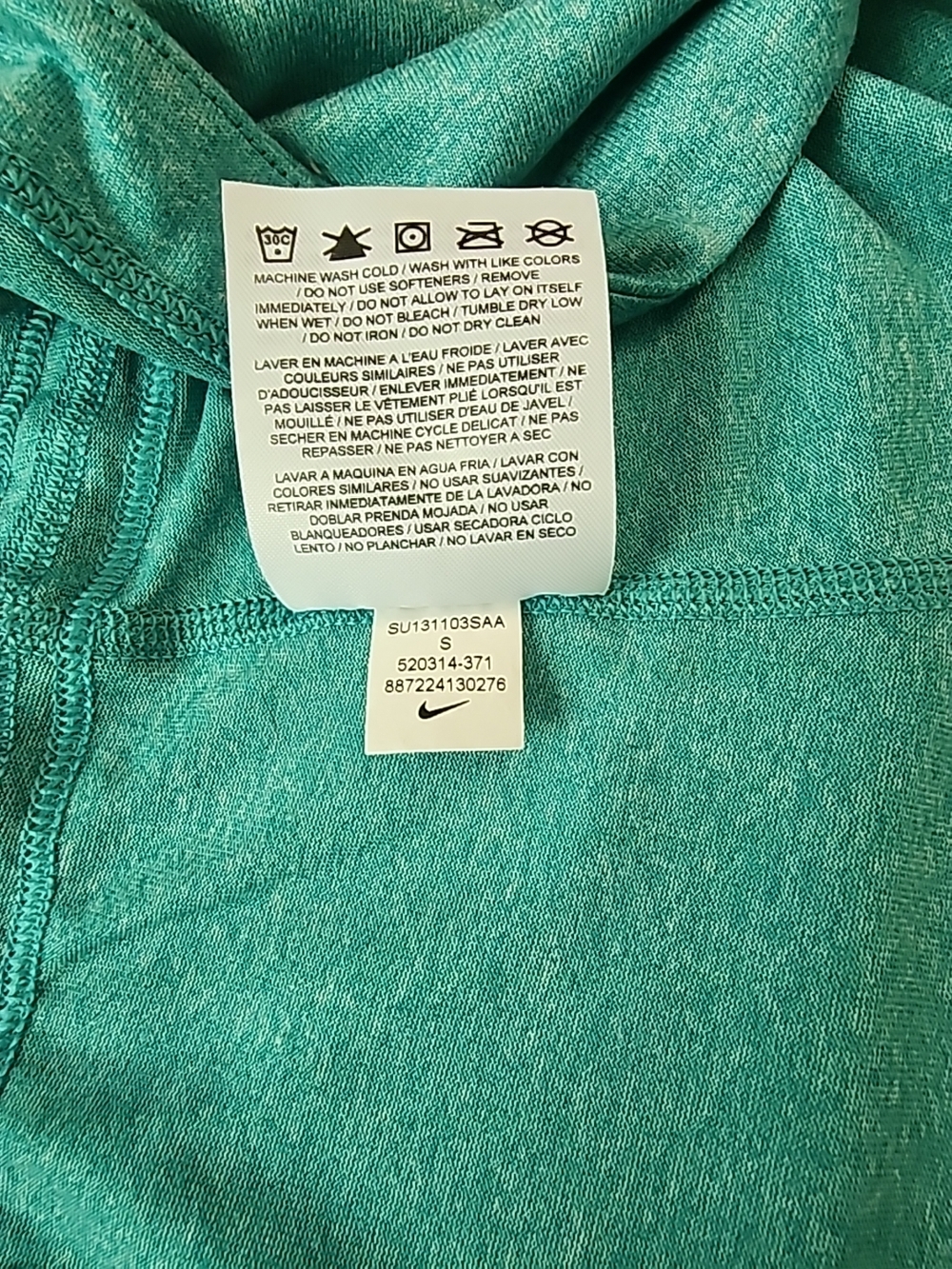 Nike Teal Racerback Tank Top - Picture 7 of 15